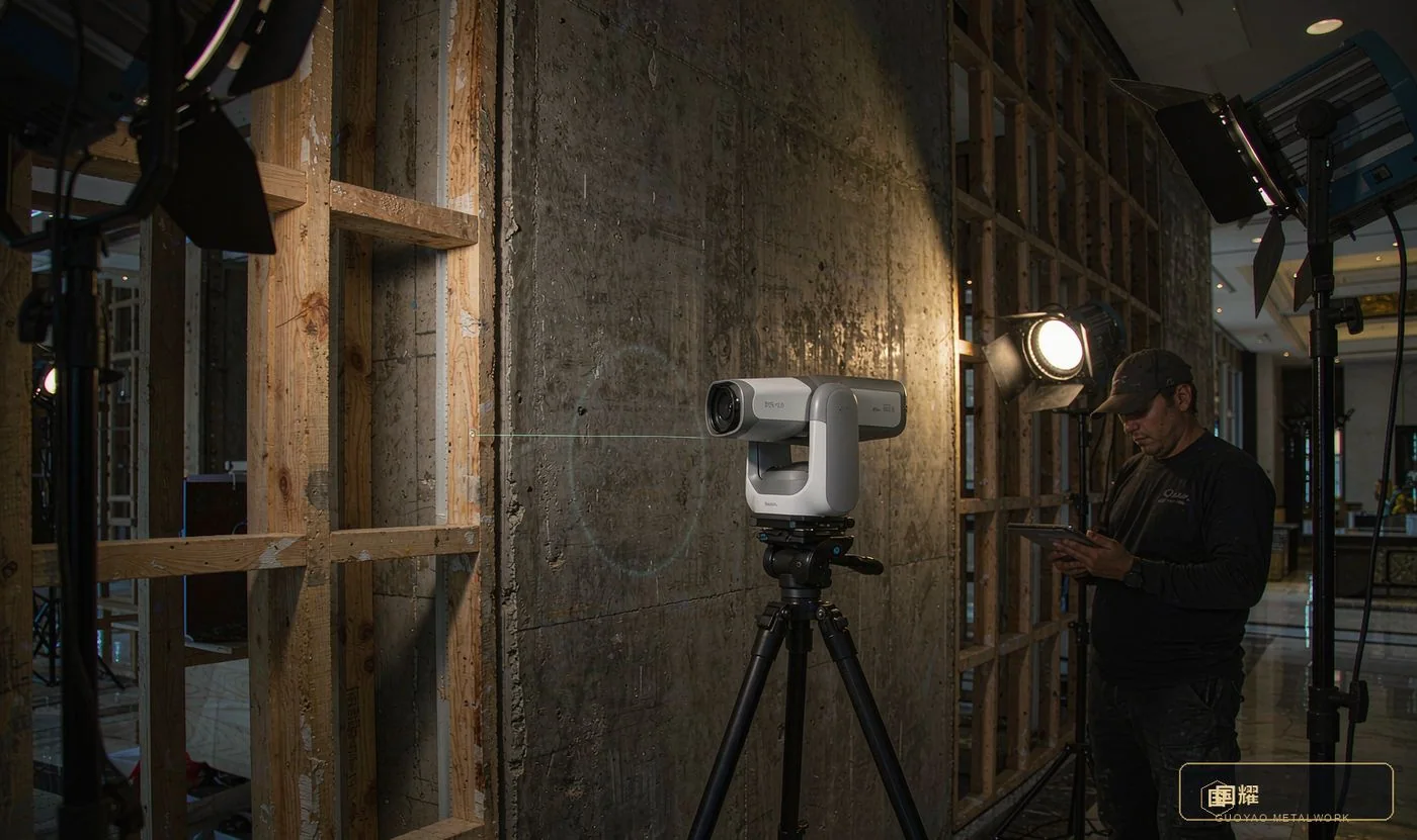 Site survey: 3D laser scanning captures true substrate dimensions for the BIM model
