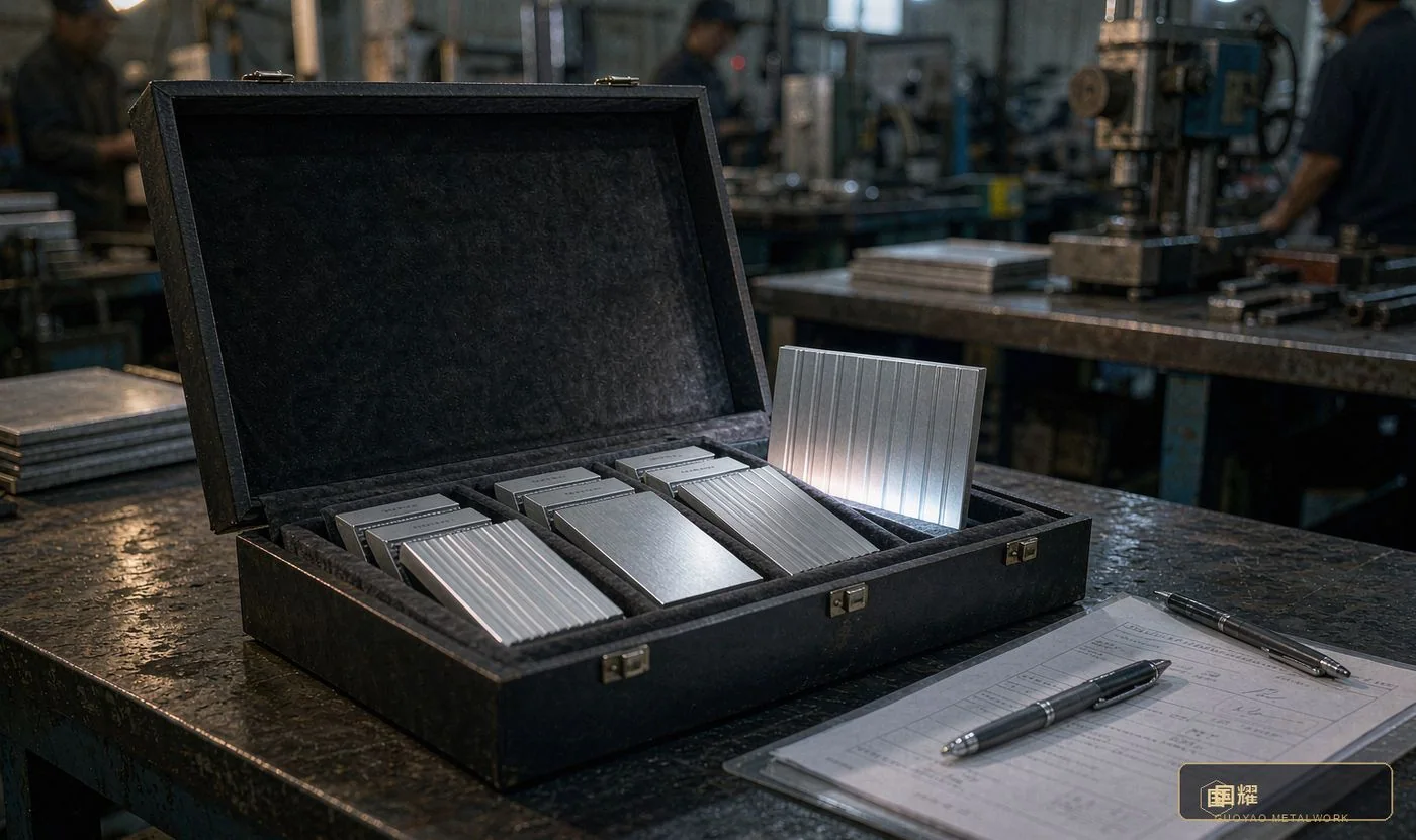 The sealed sample box.